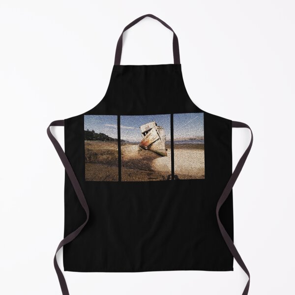 Item preview, Painted Beached Boat Triptych Artistic Ocean Tee designed and sold by Styler Creative Studio.
