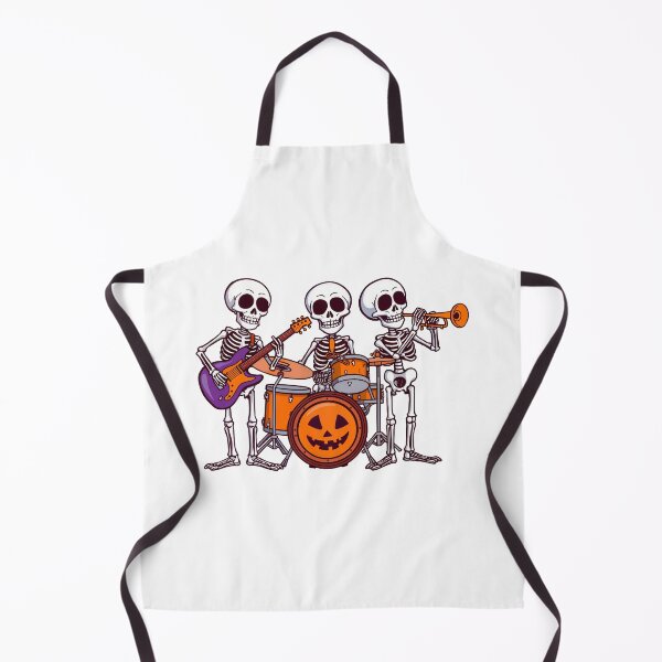 Item preview, Skeleton Rock Band – Spooky Halloween Music Jam Session designed and sold by sherifshaaban.