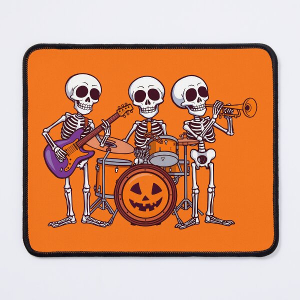 Item preview, Skeleton Rock Band – Spooky Halloween Music Jam Session designed and sold by sherifshaaban.