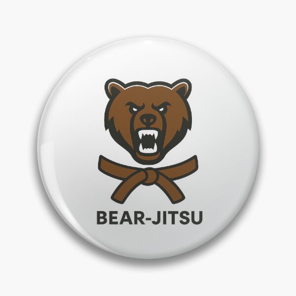 Item preview, Bear-Jitsu Minimalist Brown Belt designed and sold by Bear-Jitsu.