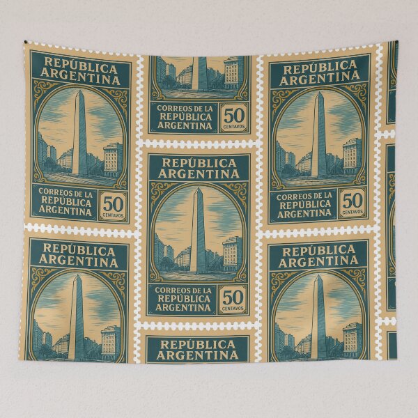 Item preview, Vintage Argentina Postage Stamp – The Obelisk of Buenos Aires designed and sold by Travellerz.