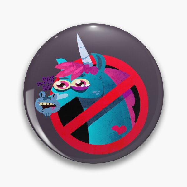 Item preview, No Unicorn – Funny Cartoon Illustration designed and sold by Hezteiner.