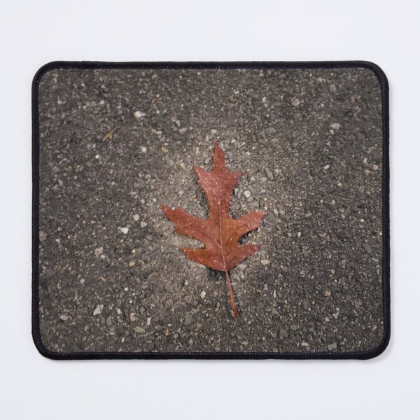 Item preview, Oak Leaf on Wet Pavement (2020) designed and sold by milehighmainegirl.
