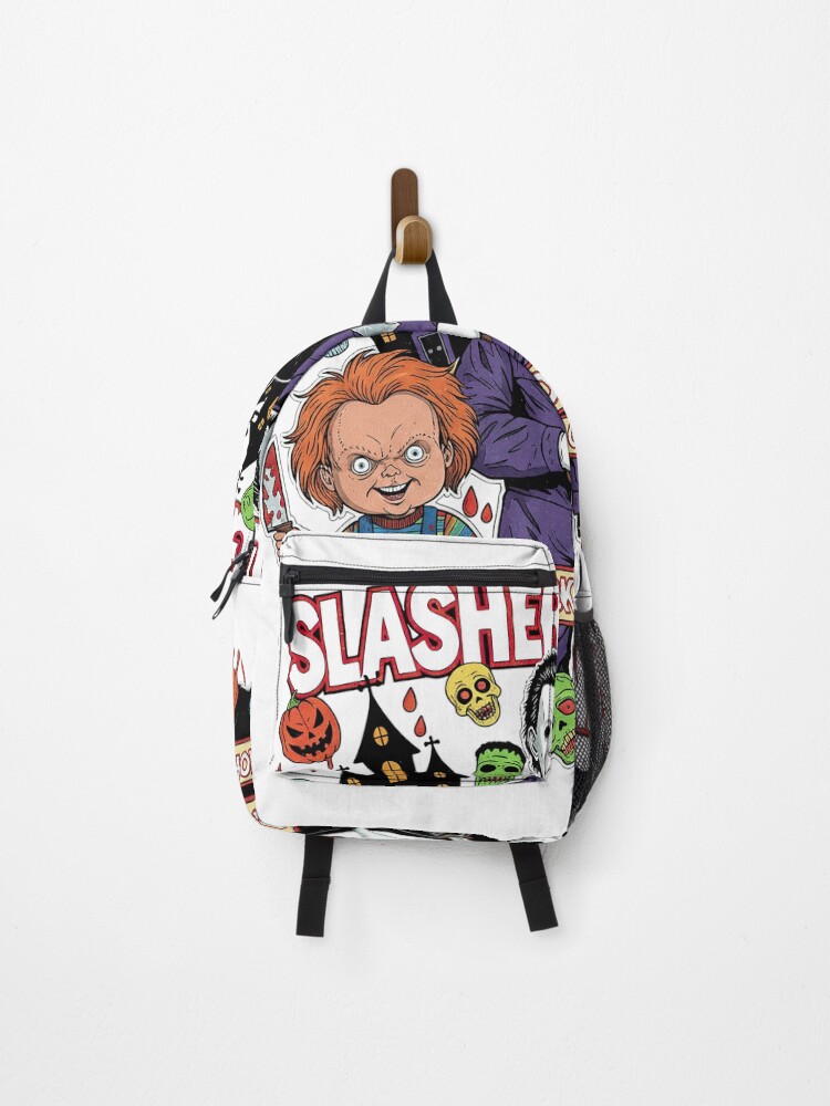 Thumbnail 1 of 3, Backpack, Slasher Legends designed and sold by dripstamp.