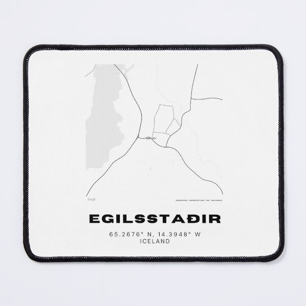 Item preview, Egilsstaðir Iceland Minimalist Map Poster designed and sold by RM-Journey.