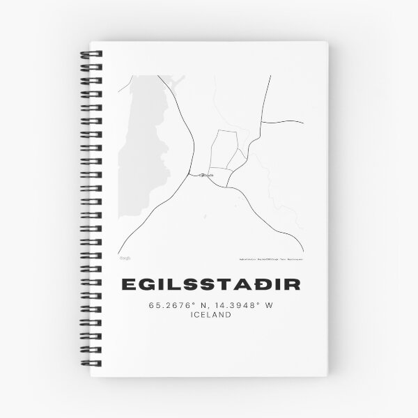 Item preview, Egilsstaðir Iceland Minimalist Map Poster designed and sold by RM-Journey.