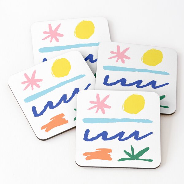 Item preview, Abstract Summer Symbols designed and sold by Casey-Miller.