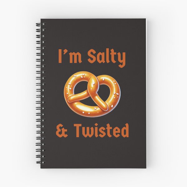 Item preview, I'm Salty and Twisted Funny Pretzel Pun – Oktoberfest Food Humor Design designed and sold by MarketMavenGift.