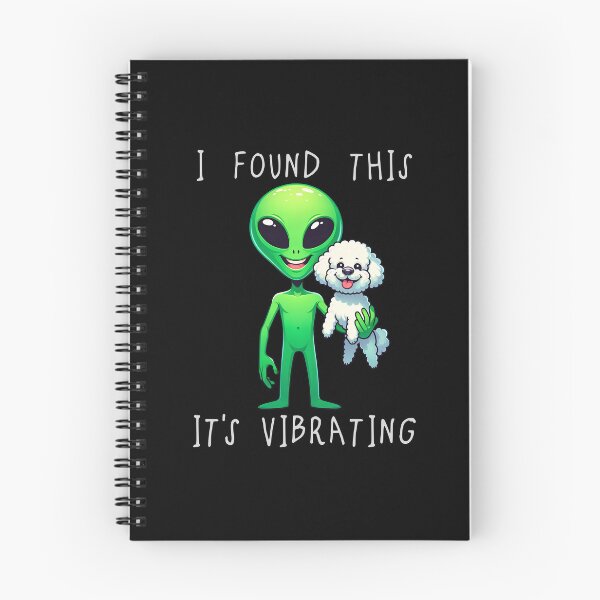 Item preview, Funny Bichon Frise Alien I Found This Its Vibrating Mom Dad Kids designed and sold by rafaeltto.