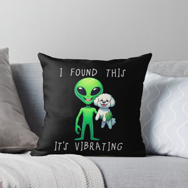 Artikelvorschau, Lustiger Bichon Frise Alien Ich habe das gefunden Es vibriert Mama Papa Kinder entworfen und verkauft von rafaeltto.