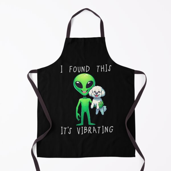 Item preview, Funny Bichon Frise Alien I Found This Its Vibrating Mom Dad Kids designed and sold by rafaeltto.