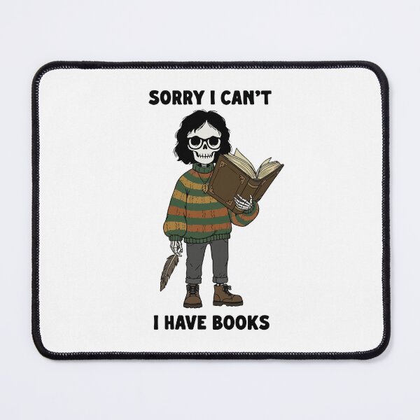 Item preview, Cozy Bookworm Skeleton – Cute Spooky Halloween Reader designed and sold by Krasnovaovaova.