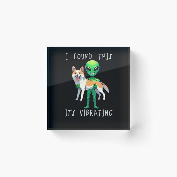 Item preview, Funny Korean Jindo Alien I Found This Its Vibrating Mom Dad Kids designed and sold by rafaeltto.