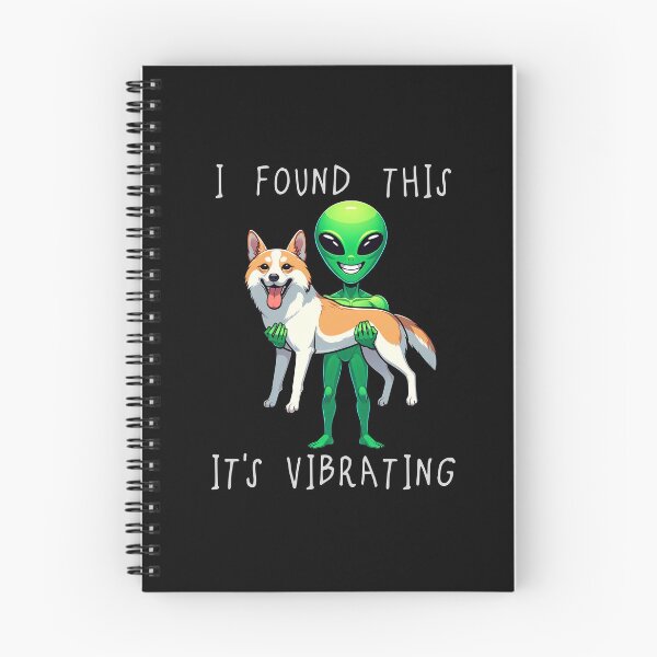 Item preview, Funny Korean Jindo Alien I Found This Its Vibrating Mom Dad Kids designed and sold by rafaeltto.