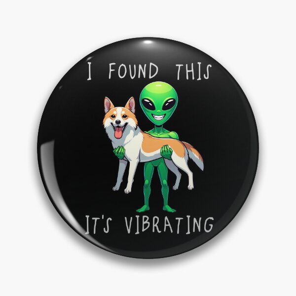 Item preview, Funny Korean Jindo Alien I Found This Its Vibrating Mom Dad Kids designed and sold by rafaeltto.
