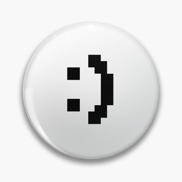 Item preview, :) Smile Pixel Keyboard Emote  designed and sold by Memes N Lore .