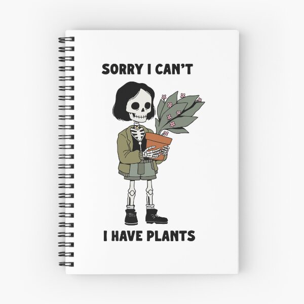 Item preview, Plant Lover Skeleton – Cozy Spooky Halloween Aesthetic designed and sold by Krasnovaovaova.