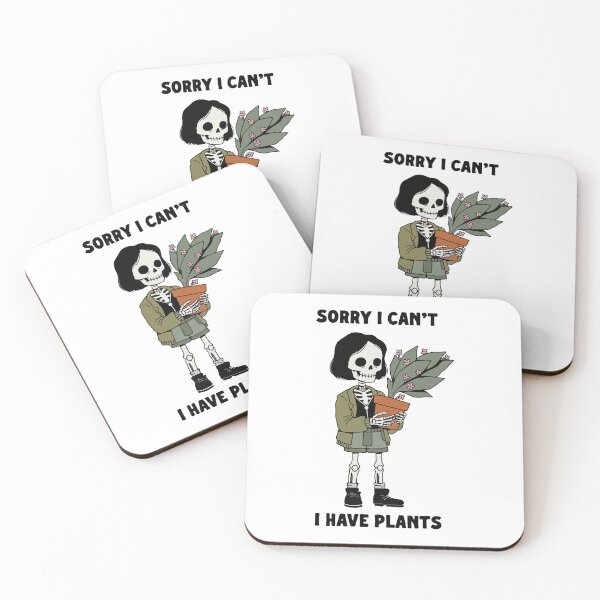 Item preview, Plant Lover Skeleton – Cozy Spooky Halloween Aesthetic designed and sold by Krasnovaovaova.