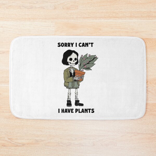 Item preview, Plant Lover Skeleton – Cozy Spooky Halloween Aesthetic designed and sold by Krasnovaovaova.