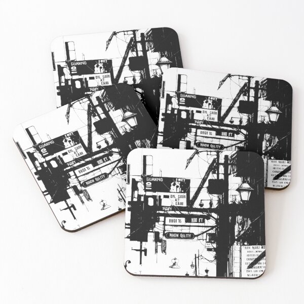 Item preview, Drawing of an Urban City Scene designed and sold by StudioDestruct.
