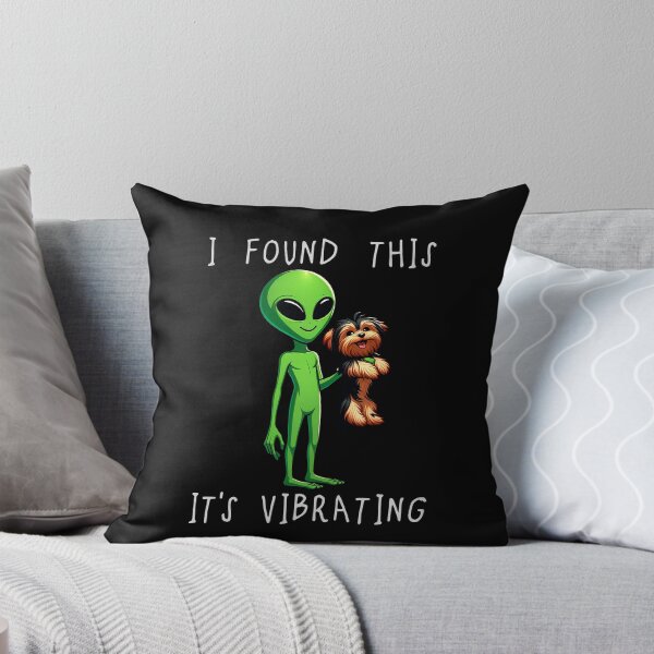 Item preview, Funny Yorkiepoo Alien I Found This Its Vibrating Mom Dad Kids designed and sold by rafaeltto.
