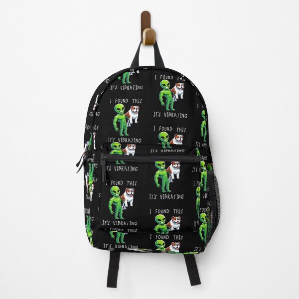 Item preview, Funny American Bulldog Alien I Found This Its Vibrating Mom Dad Kids designed and sold by rafaeltto.