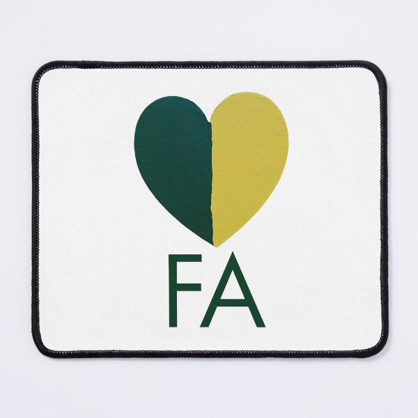 Item preview, FA Green & Gold Hand-painted Heart designed and sold by FABOArt.
