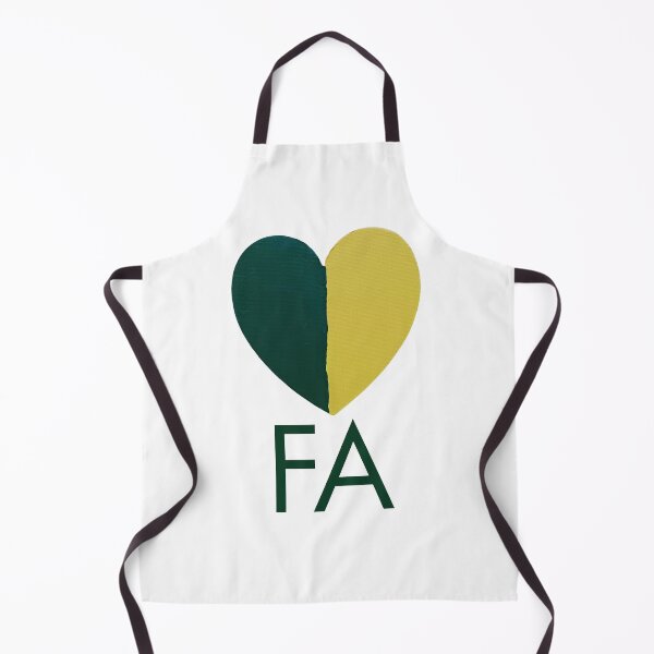 Item preview, FA Green & Gold Hand-painted Heart designed and sold by FABOArt.