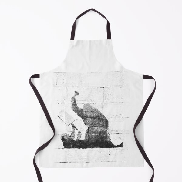 Item preview, Banksy - Judge beating protester, scrubbed designed and sold by ChimyandFunky.