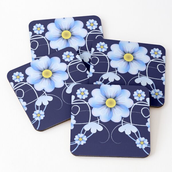 Item preview, Pale Blue Flowers designed and sold by byautumnrain.