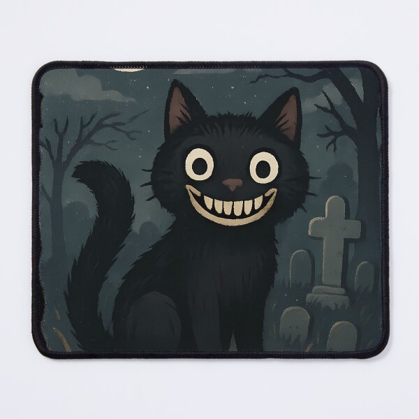 Item preview, The Santer – Spooky Cute North Carolina Cryptid Cat designed and sold by designsbyhw.