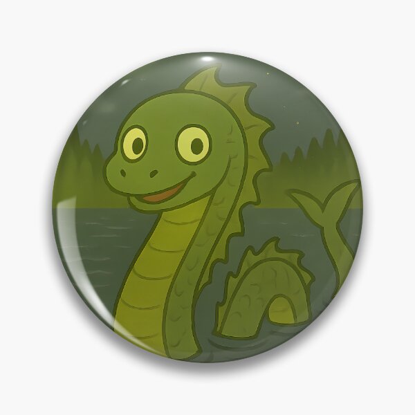 Item preview, Normie as a Friendly Lake Monster – North Carolina Cryptid designed and sold by designsbyhw.