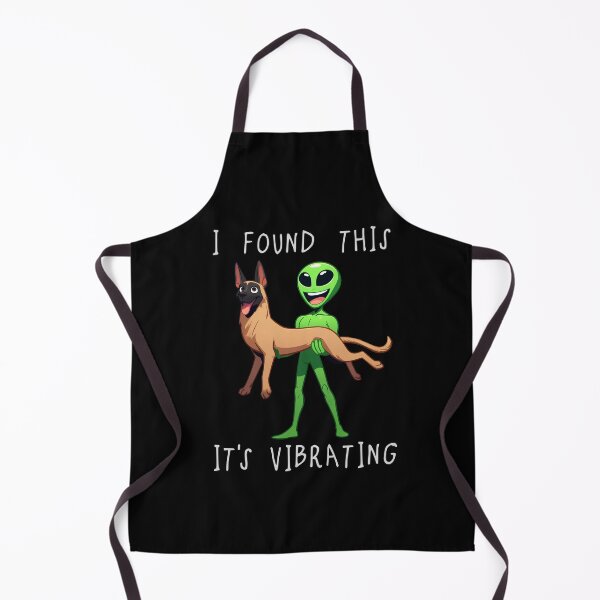 Item preview, Funny Belgian Malinois Alien I Found This Its Vibrating Mom Dad Kids designed and sold by rafaeltto.