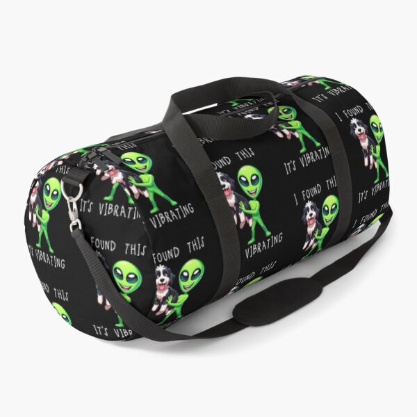 Item preview, Funny Bernedoodle Alien I Found This Its Vibrating Mom Dad Kids designed and sold by rafaeltto.