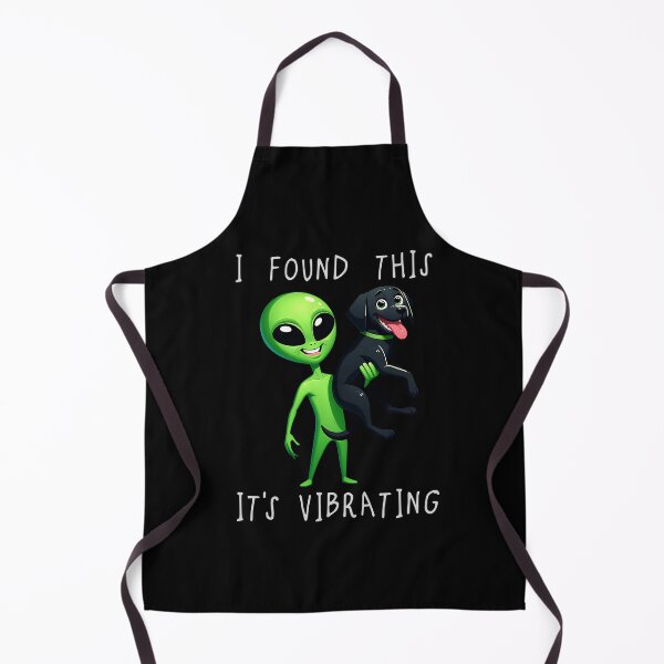 Item preview, Funny Black Labrador Alien I Found This Its Vibrating Mom Dad Kids designed and sold by rafaeltto.