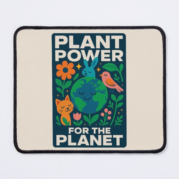 Item preview, Plant Power For The Planet Vegan Veganism Sustainability Eco Friendly designed and sold by Annika Shurafa.