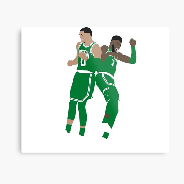 Jaylen Brown Jayson Tatum Hype Metal Print