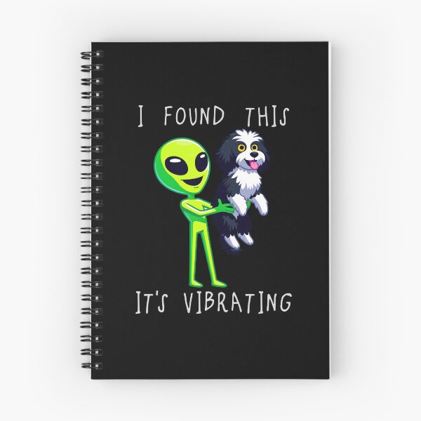 Item preview, Funny Bordoodle Alien I Found This Its Vibrating Mom Dad Kids designed and sold by rafaeltto.