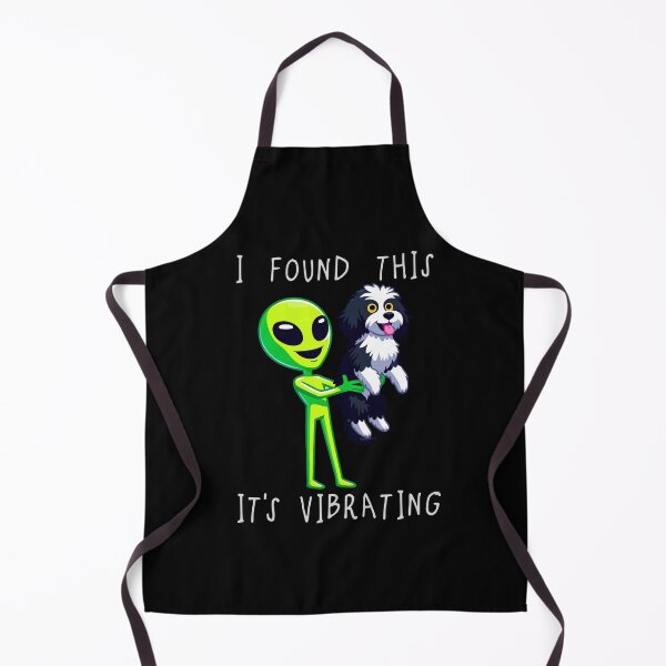 Item preview, Funny Bordoodle Alien I Found This Its Vibrating Mom Dad Kids designed and sold by rafaeltto.