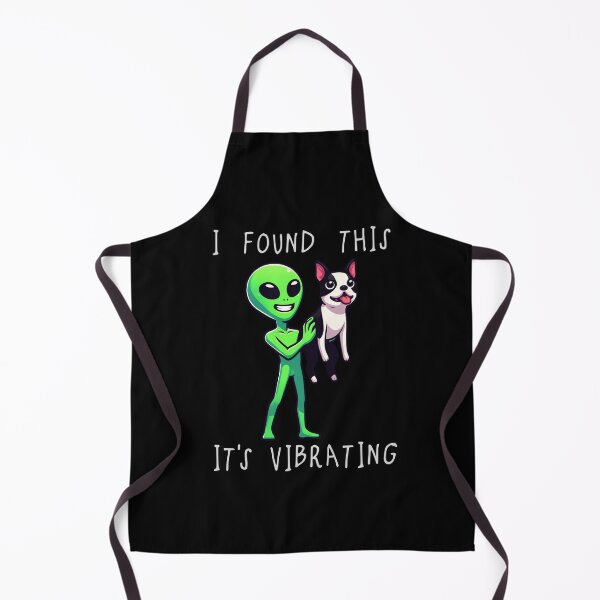 Item preview, Funny Boston Terrier Alien I Found This Its Vibrating Mom Dad Kids designed and sold by rafaeltto.