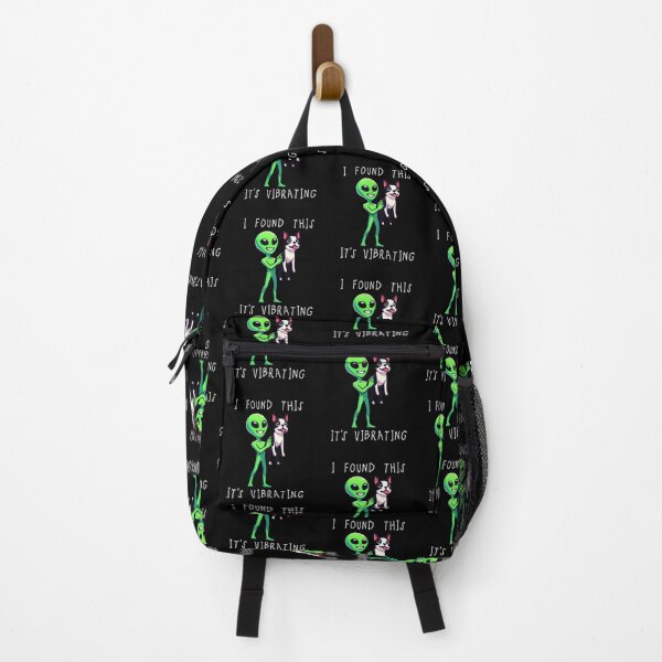 Item preview, Funny Boston Terrier Alien I Found This Its Vibrating Mom Dad Kids designed and sold by rafaeltto.