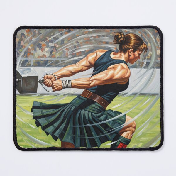 Item preview, The Weight Throw - Original Art Deco Artwork designed and sold by elektronen.