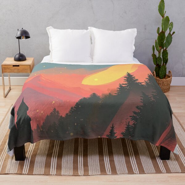 Item preview, Enchanted Castle under a Fiery Sunset Sky designed and sold by XharrQ.