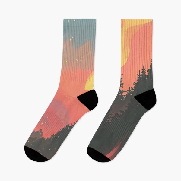 Item preview, Enchanted Castle under a Fiery Sunset Sky designed and sold by XharrQ.