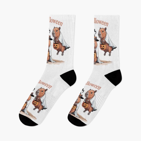 Item preview, Halloween Capybaras – Cute Ghost Capybara Trick or Treat Design designed and sold by Krasnovaovaova.
