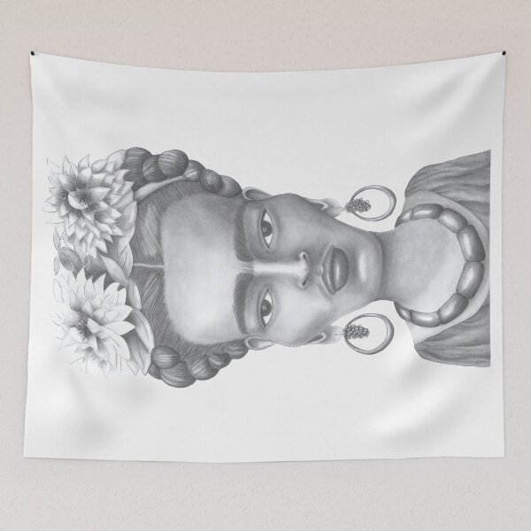 Item preview, Frida Kahlo art caricature  designed and sold by Dulcinea-77.