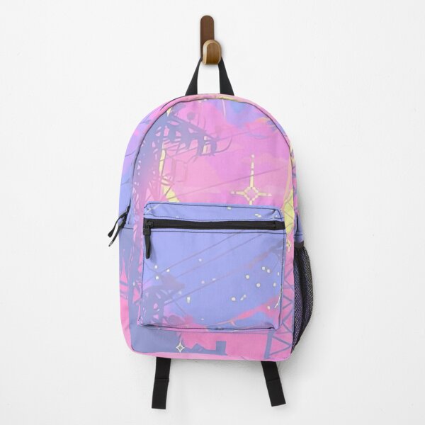 Item preview, Dreamy Power Lines under a Magical Sunset Sky designed and sold by XharrQ.