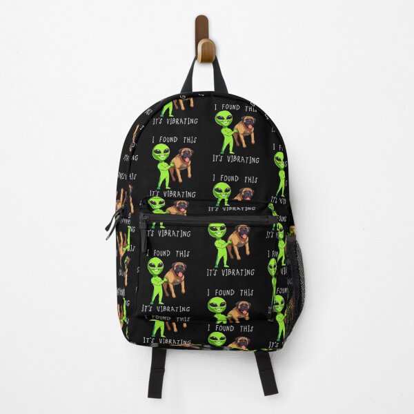 Item preview, Funny Bull Mastiff Alien I Found This Its Vibrating Mom Dad Kids designed and sold by rafaeltto.