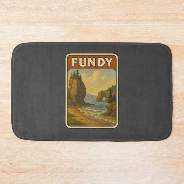 Item preview, Vintage Canadian National Park Prints: Fundy designed and sold by PinUpPizzazz.