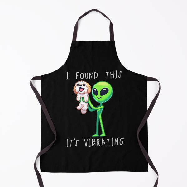 Item preview, Funny Cavachon Alien I Found This Its Vibrating Mom Dad Kids designed and sold by rafaeltto.